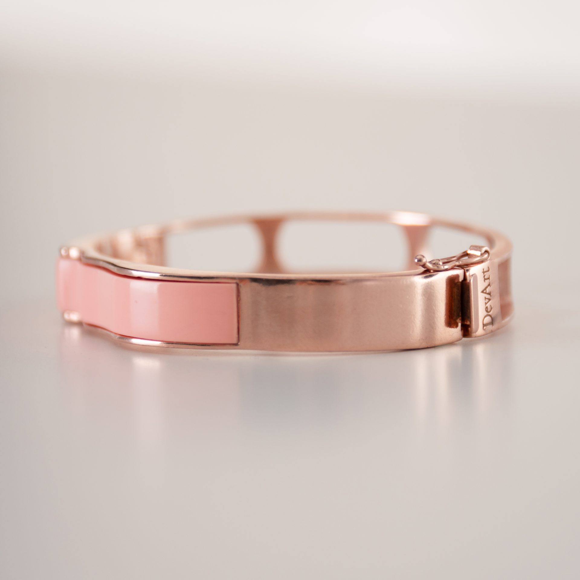 Nicole Pink Coral Bangle - Image 2