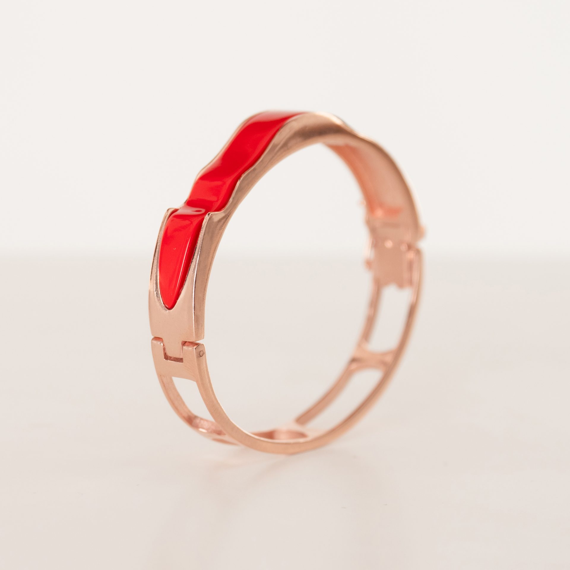 Nicole Red Coral Bangle
