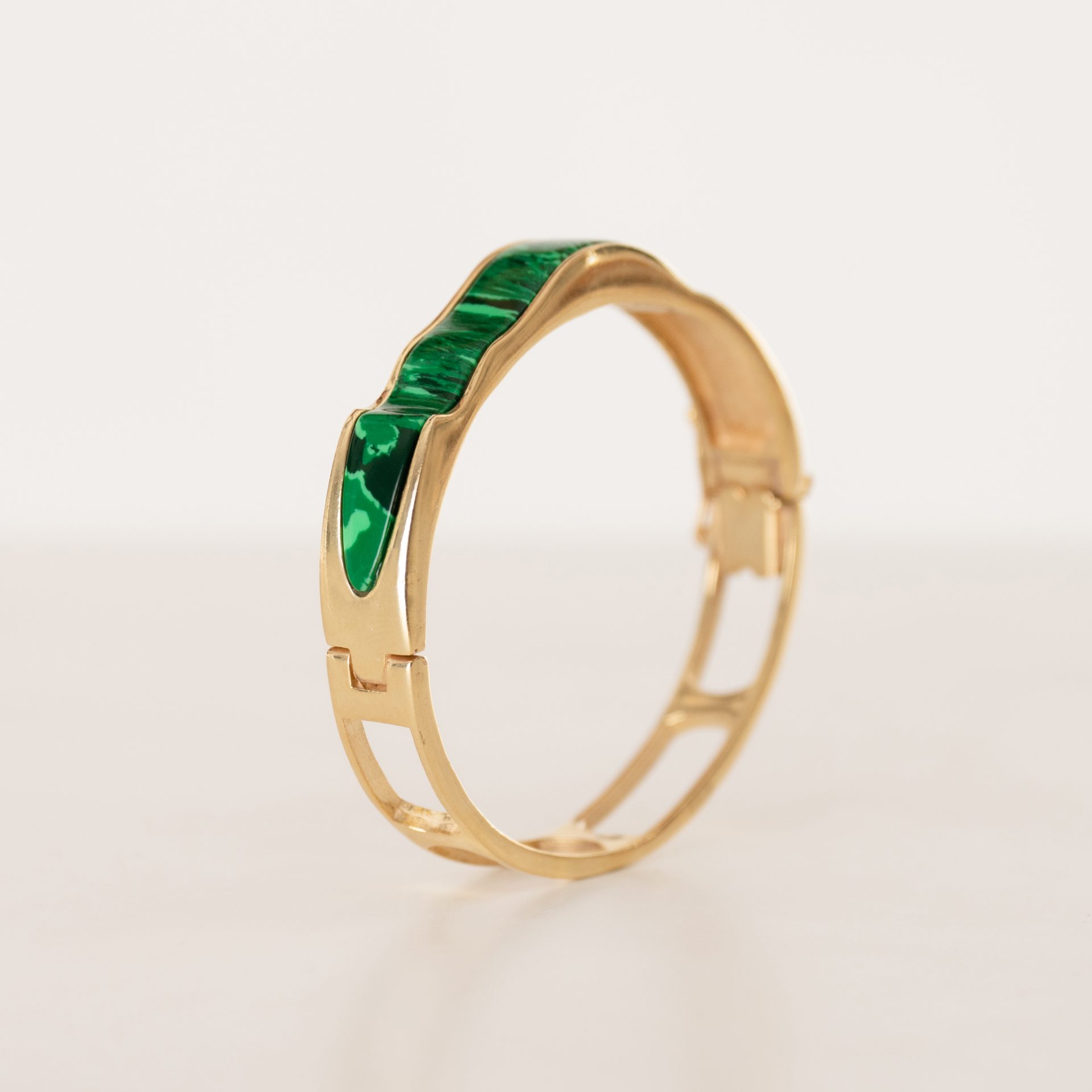 Nicole Malachite Green Bangle