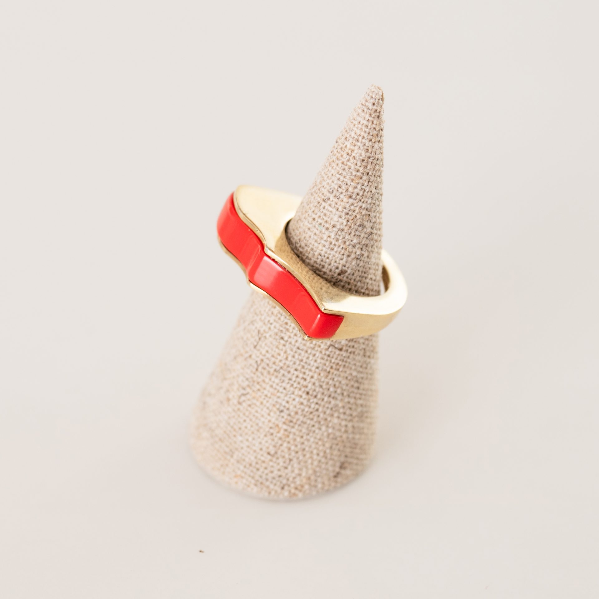 Natalie Red Coral Ring - Image 2