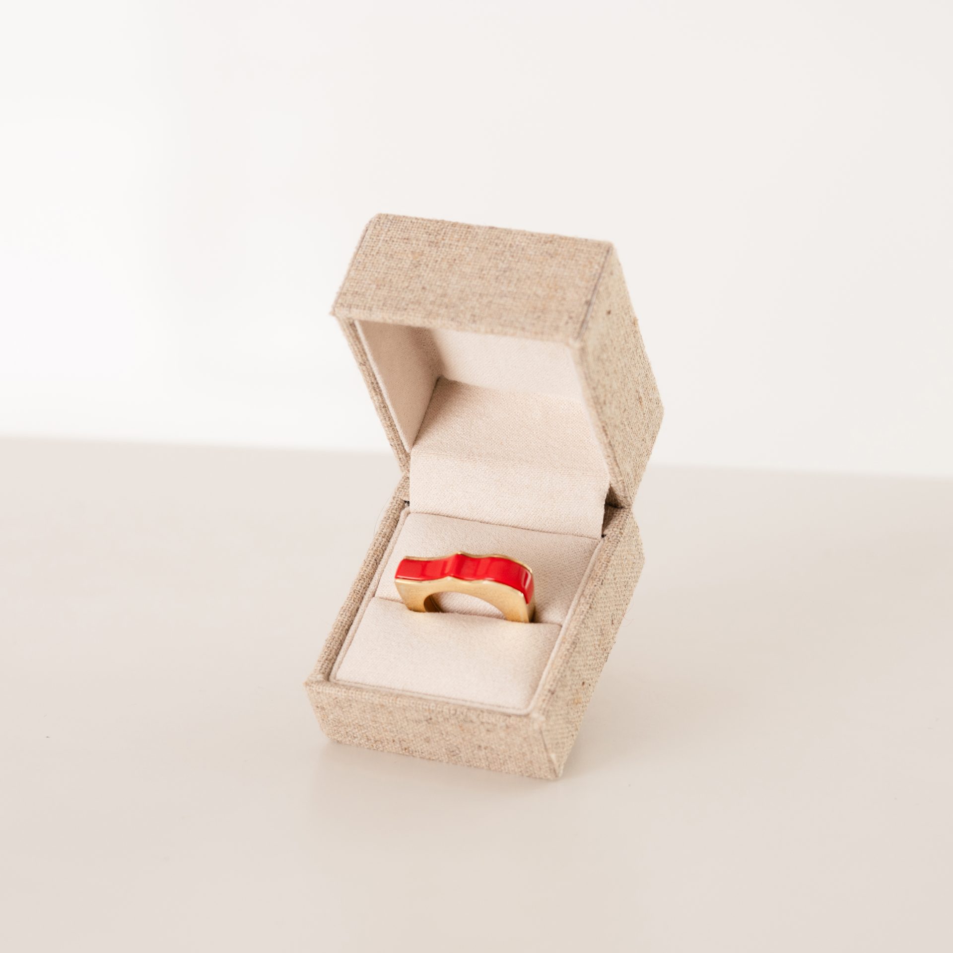 Natalie Red Coral Ring