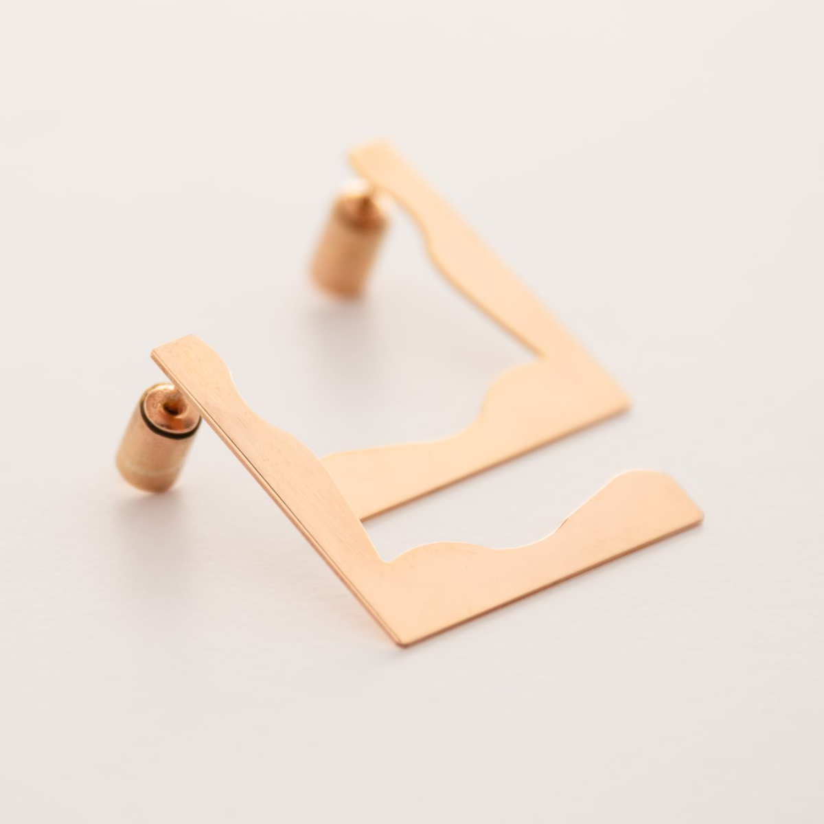Jennifer Rose Gold Earrings